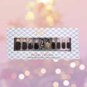 PRESS ON NAILS PRESTIGE LONG- ORIGINAL BLACK