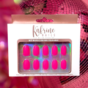 PRESS ON NAILS- FUSHIA