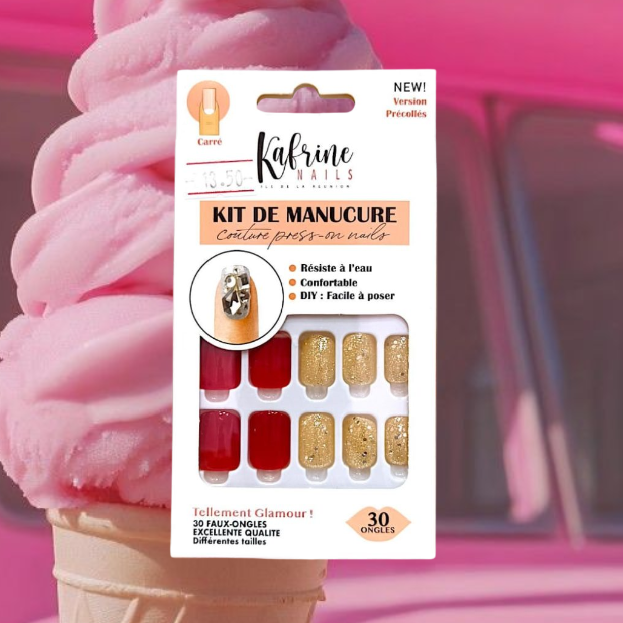 PRESS ON NAILS STRASS AND CHIC- GEORGEOUS – Image 2