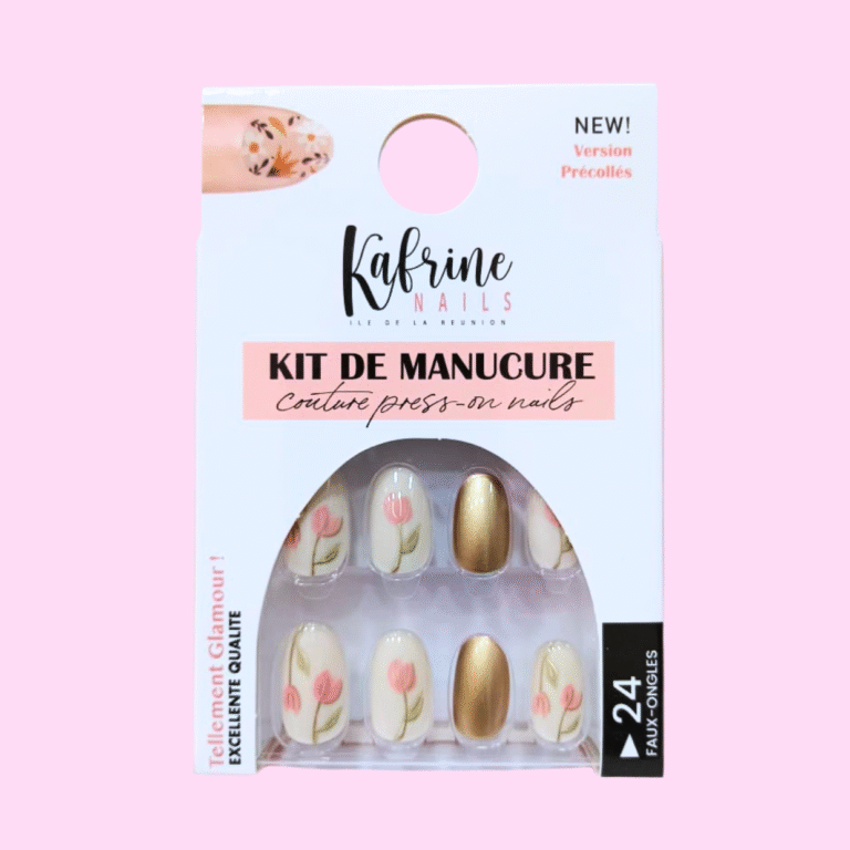 PRESS ON NAILS- GOLD OVALE