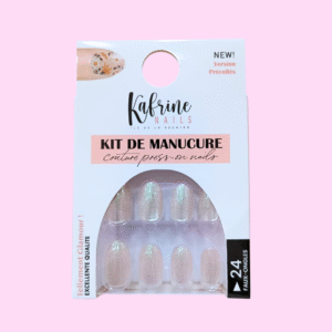 PRESS ON NAILS- GRAY OVALE