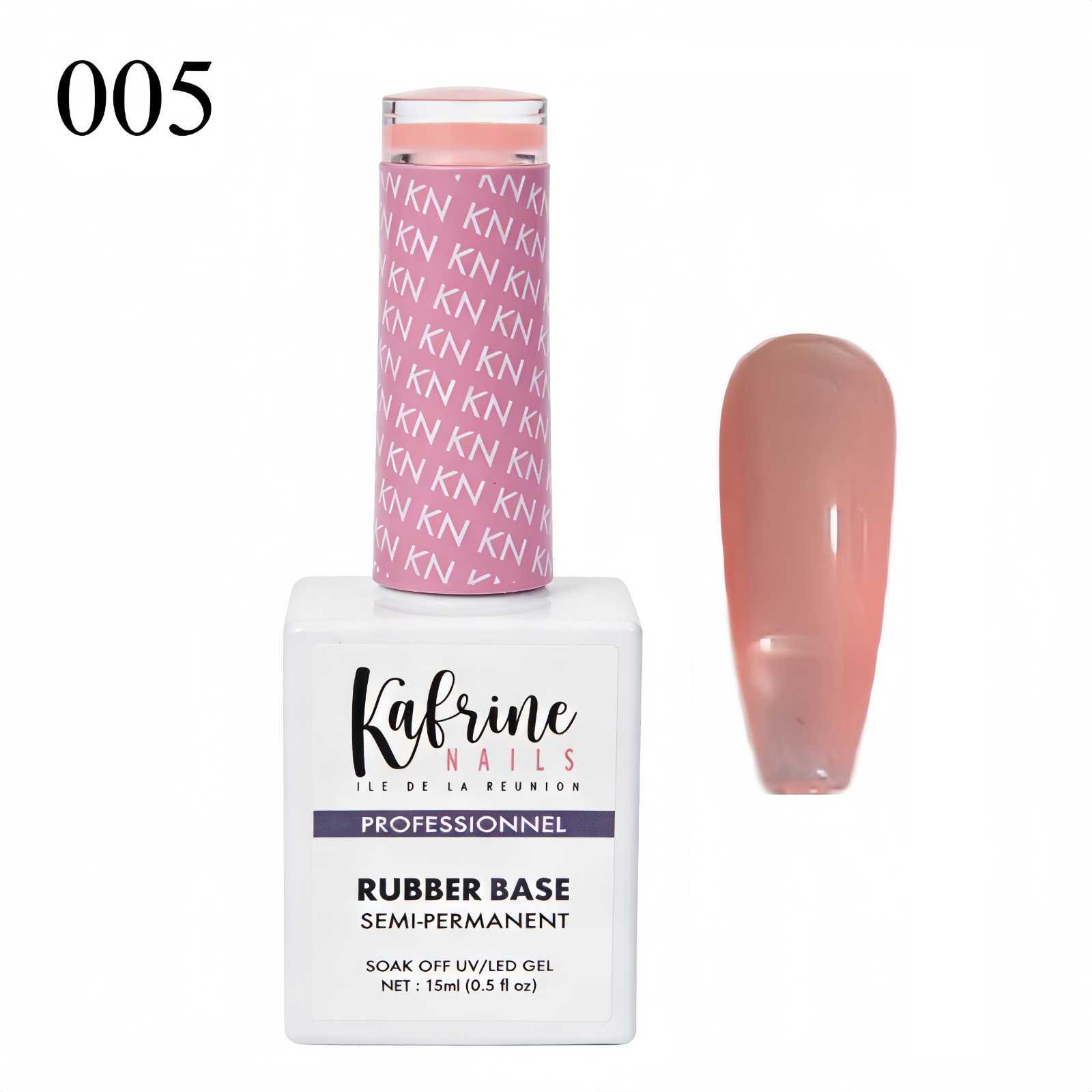 RUBBER BASE, 15ML, Kafrine Nails