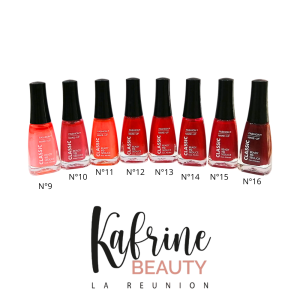 Vernis à ongles Classic - N°9 à N°16
