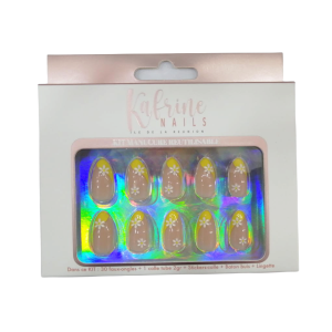 PRESS ON NAILS NON PRÉCOLLÉ EN RELIEF 30 PIÈCES