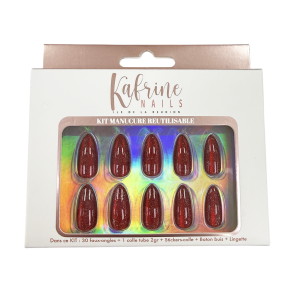 PRESS ON NAILS NON PRÉCOLLÉ 30 PIÈCES