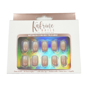 PRESS ON NAILS NON PRÉCOLLÉ 30 PIÈCES
