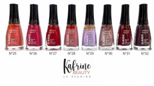 Vernis à ongles Classic – N°25 à N°32