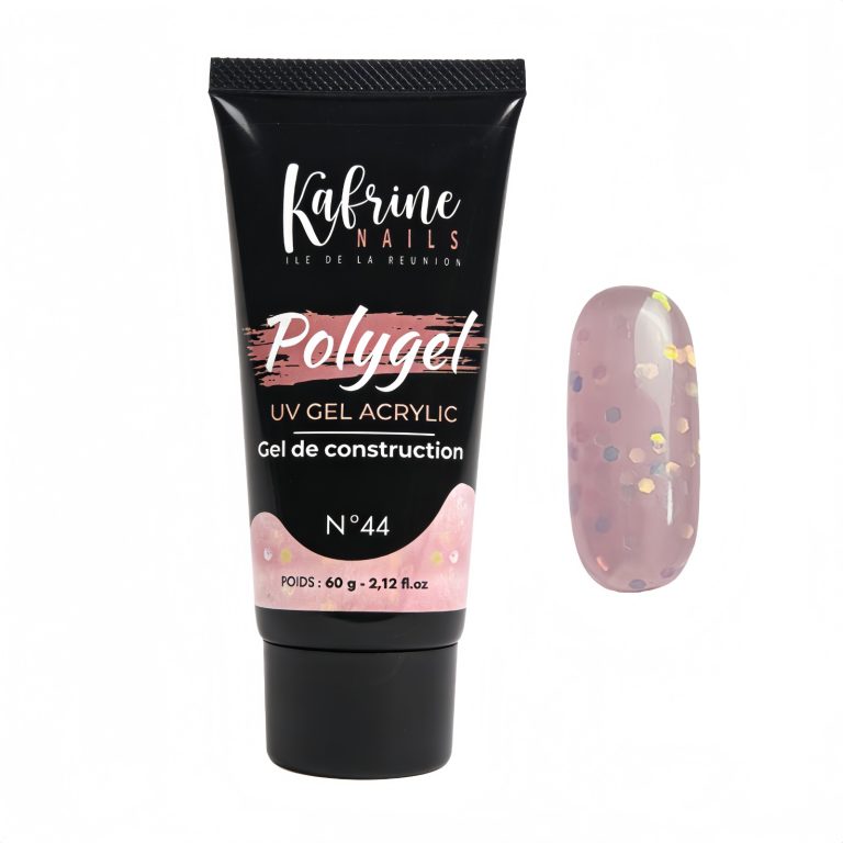 TUBE POLYGEL- ROSE PAILLETE 44