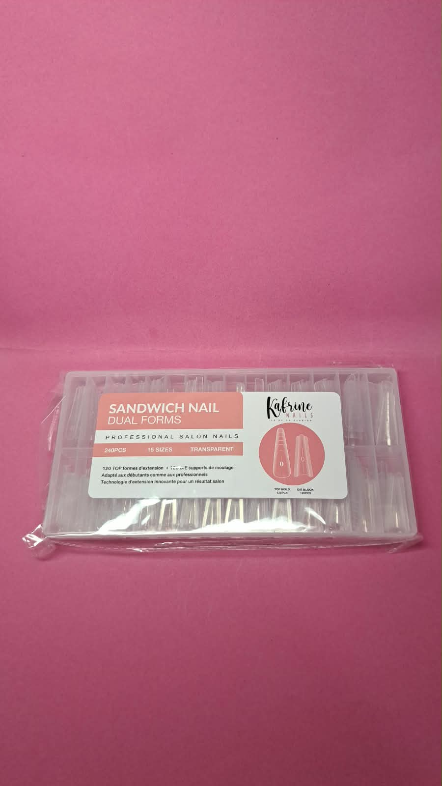 SANDWICH NAIL AMANDE– POP IT DOUBLE 240 PCS