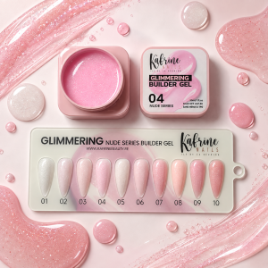 Glimmering Builder Gel Pailleté – Nude Series – 30 ml