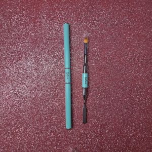 PINCEAU 2 EN 1 PLAT ET SPATULE - BLEU
