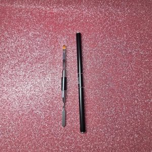PINCEAU 2 EN 1 PLAT ET SPATULE - NOIR